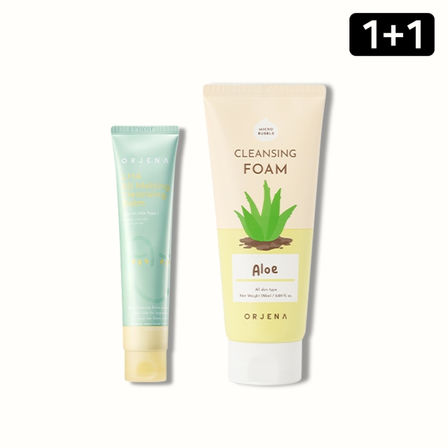 [1+1 행사] 오르제나 라하 올 멜팅 클렌징밤 + 오르제나 스마일데이 클렌징폼 알로에