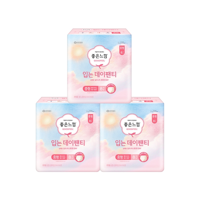 좋은느낌 입는데이팬티 M 8PX3팩