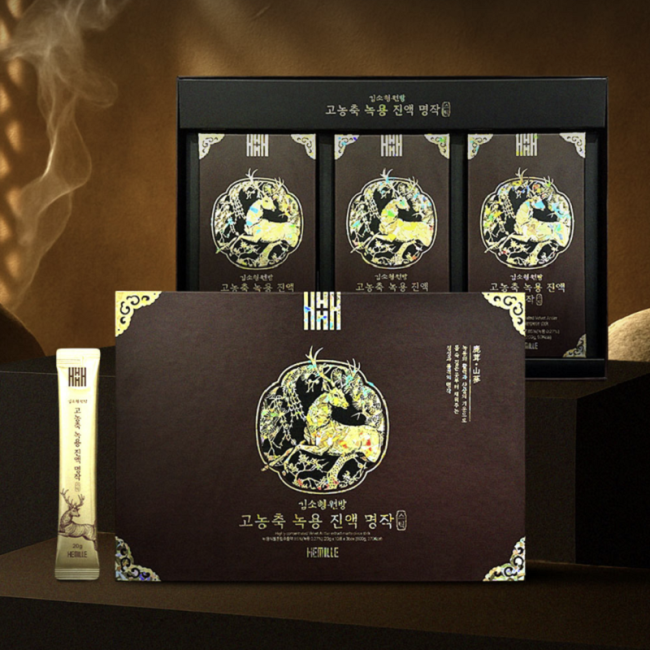 김소형원방 고농축 녹용 진액 스틱 명작 (20g x 10포) x 3box