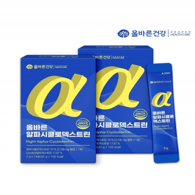 올바른건강 알파시클로덱스트린 3g x 14포