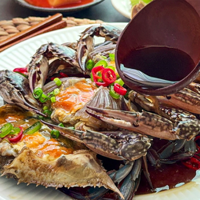 국산 암꽃게 간장게장1.6kg (3~4미) 2통