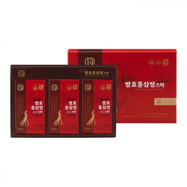 [한삼인] 발효홍삼정 스틱 10ml x 30포_쇼핑백 증정