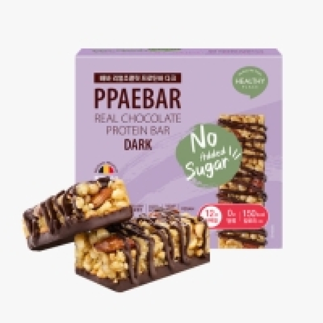 [제로슈가] 헬시플레이스 빼바 리얼초콜릿 프로틴바 다크 9개입 2박스