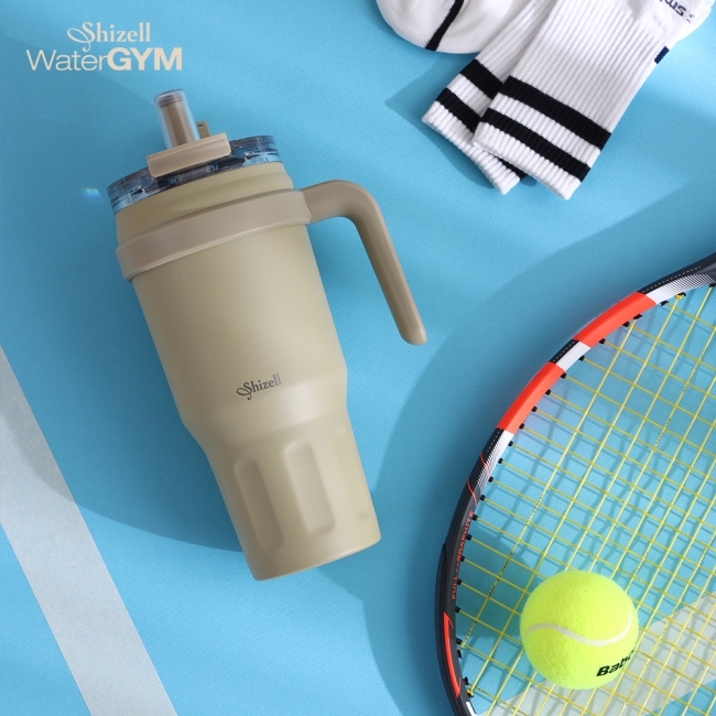 쉬젤 워터짐 텀블러_올리브 카키 1200ml