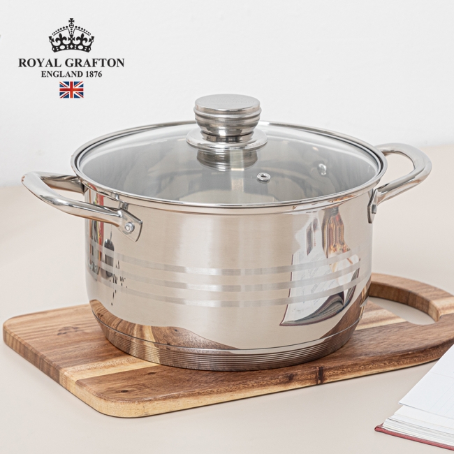 로얄그래프톤 루시 IH 5중바닥 스텐냄비 양수20