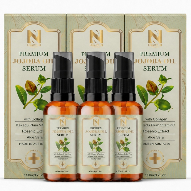 [헬스엔] N 프리미엄 호호바 세럼 50ml 3개 SET