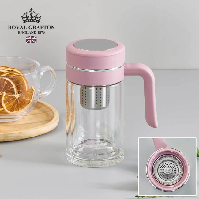 로얄그래프톤 인퓨저 글라스 티텀블러 340