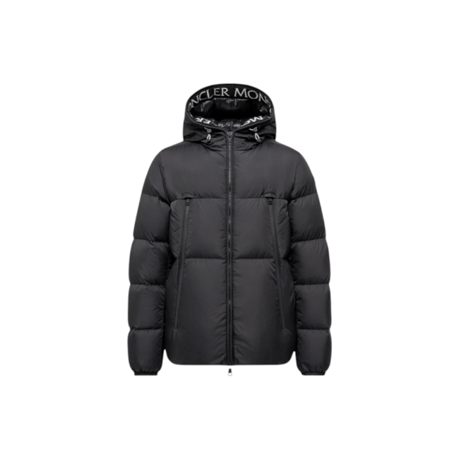 몽클레르 몽클라 후드 쇼트 다운 자켓 블랙 25FW K20911B56900C0300999