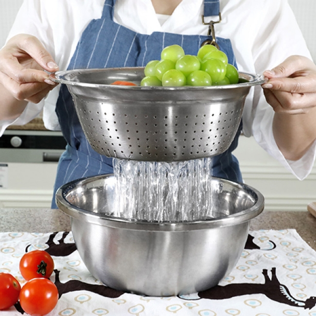 [맥스앤맥스] 스텐 올인원 믹싱볼 3종 세트