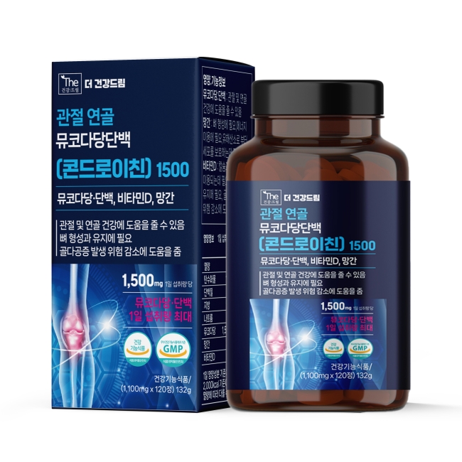 더건강드림 관절 연골 뮤코다당단백 콘드로이친 1500