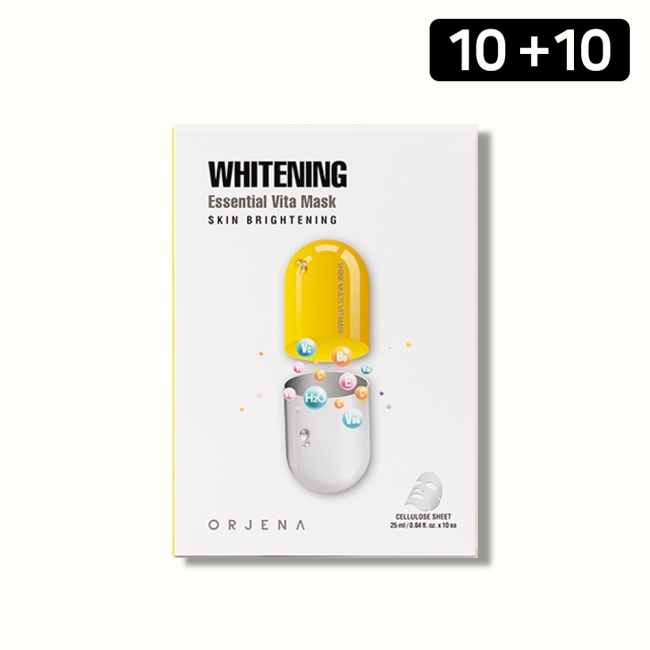 [10p+10p 행사] 오르제나 에센셜 비타 마스크 BRIGHTENING