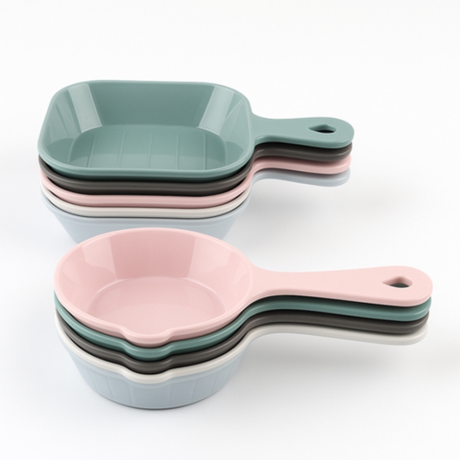 [맥스앤맥스] 항균 손잡이 앞접시 5종 (사각/원형)