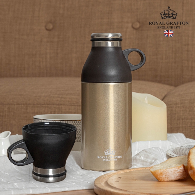 로얄그래프톤 보온보냉커피잔텀블러 330-골드