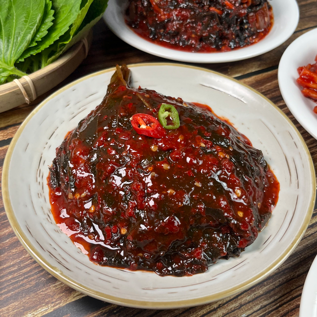 밥반찬 시리즈 양념깻잎 500g