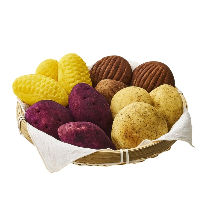 알앤알 구황작물빵 생지 5개입 4봉(감자빵, 고구마빵, 옥수수빵, 통밤빵) 