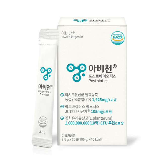아비천 김치유래유산균 포스트바이오틱스 3.5g x 30포 1박스