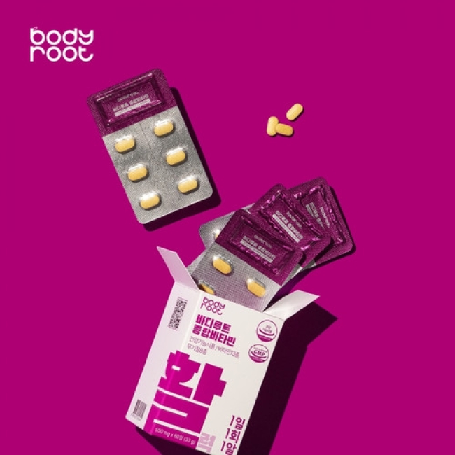 바디루트 종합비타민550mg*60EA