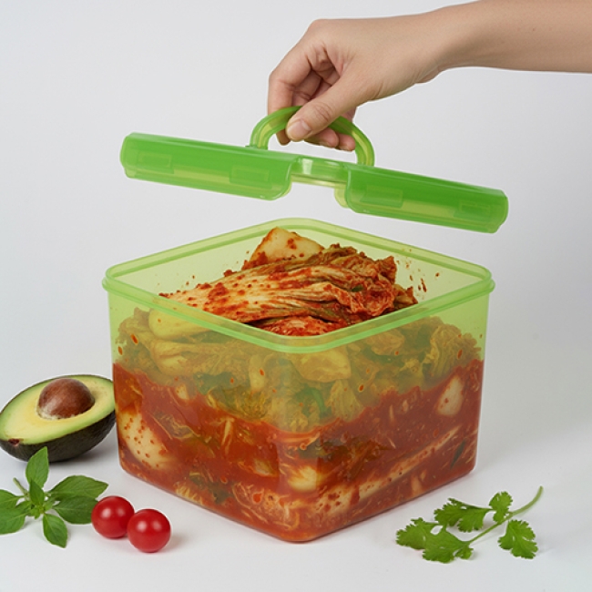 [맥스앤맥스] 항균 그린 김치통 2종 세트(2.9L/4.5L/6L)