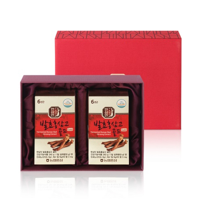 [한삼인]  발효 홍삼고 골드 240g x 2병_쇼핑백 증정