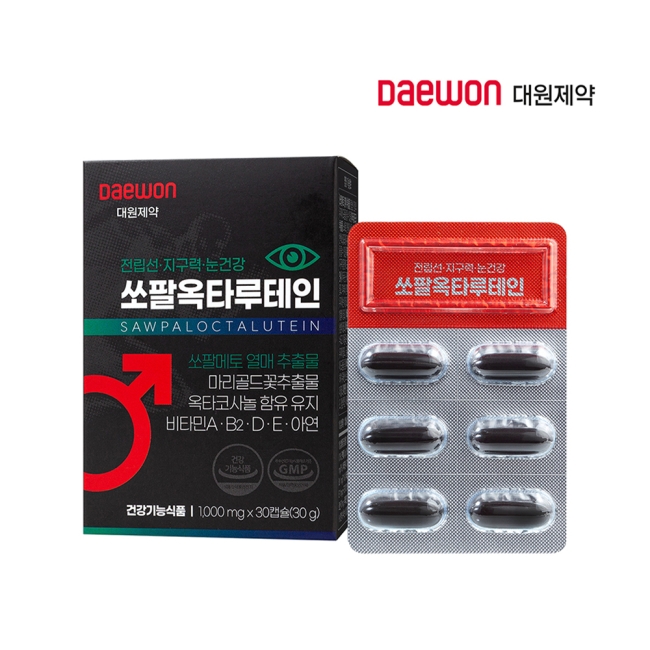 대원제약 쏘팔옥타루테인 1,000mg x 30캡슐