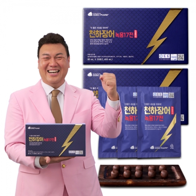 [천하장사 백승일] 천하장어 녹용 17전 2개월분 (80ml*30포*2박스, 총 60포)