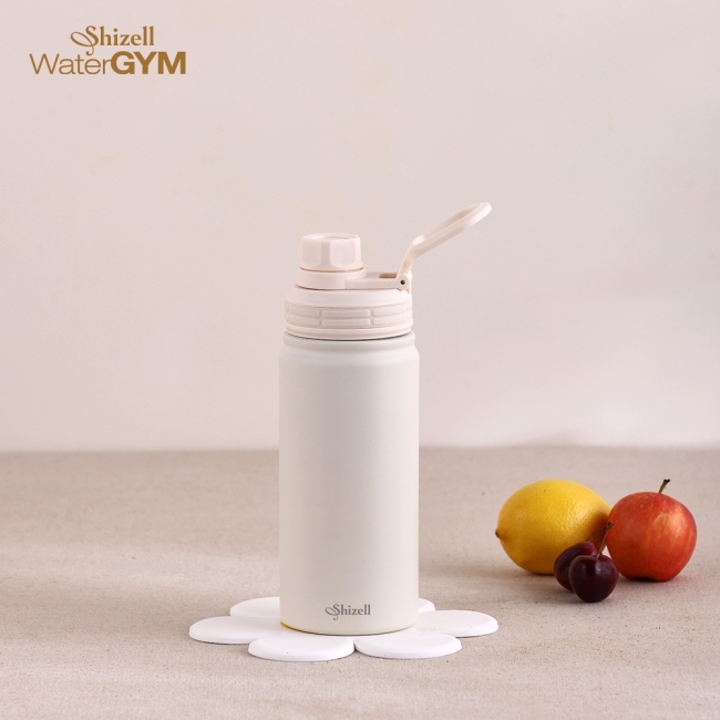 쉬젤 워터짐 캐리텀블러_밀크 크리미 500ml