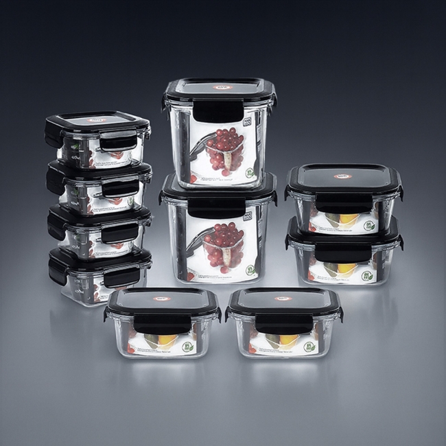 [맥스앤맥스] 블랙 트라이탄 밀폐용기 3종/6종