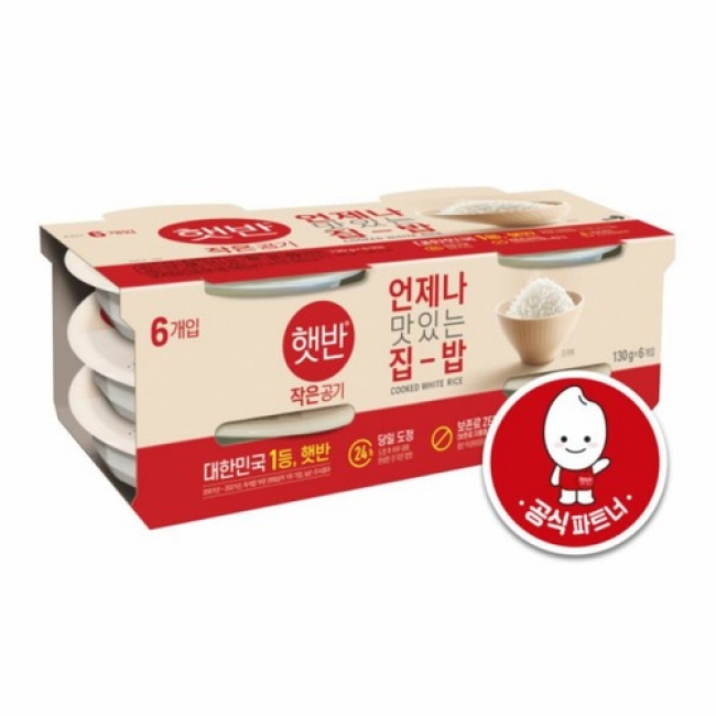 CJ 햇반 작은공기 130g x 6개
