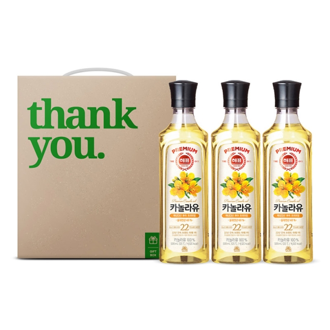 사조해표 카놀라유 3P SET