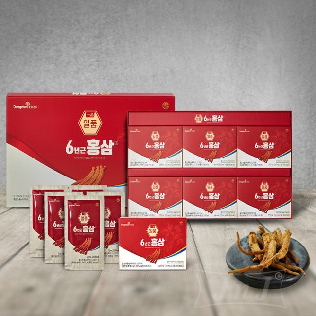 [동원천지인] 일품 6년근홍삼 70ml*30포_쇼핑백 증정
