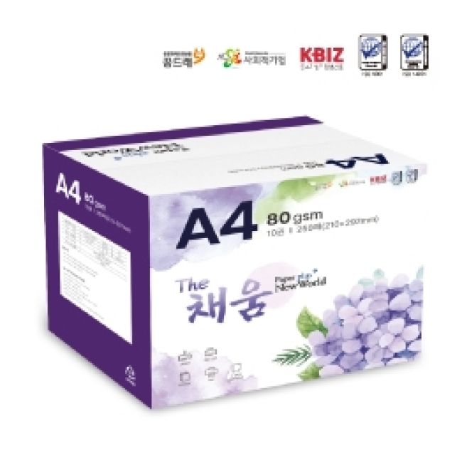 프리미엄 복사용지A4 80g The 채움 (뚜껑박스)