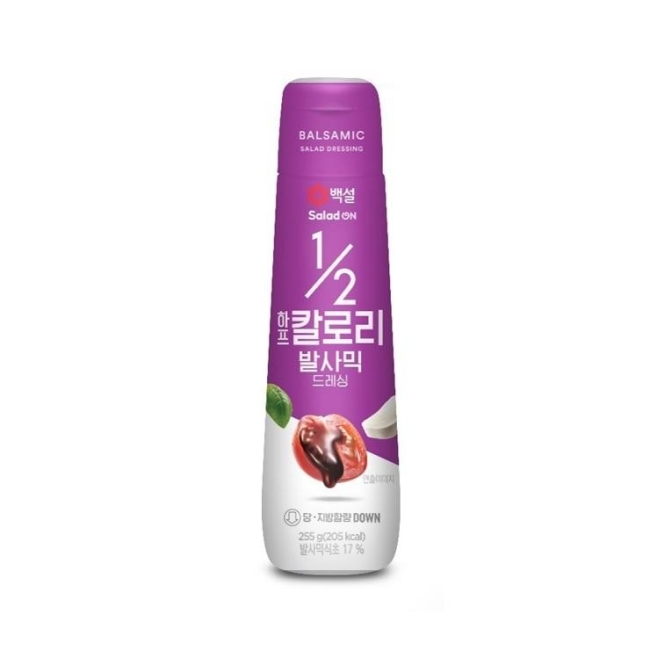 CJ 백설 하프칼로리 발사믹드레싱 255g