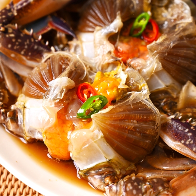 연평도 100% 알배기 간장게장 /3kg 4미 중사이즈)