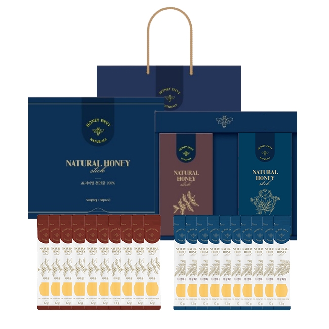 [허니엔비] 천연꿀스틱 20p 세트_쇼핑백 증정