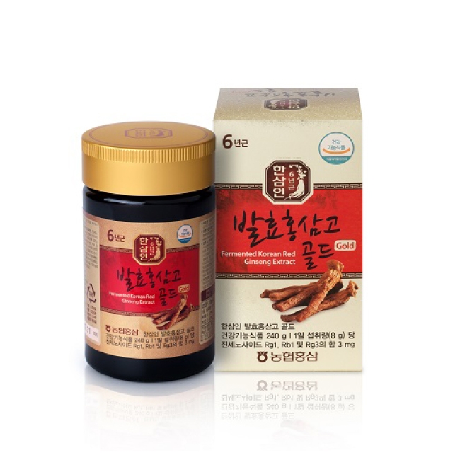 [한삼인]  발효 홍삼고 골드 240g x 1병_쇼핑백 증정
