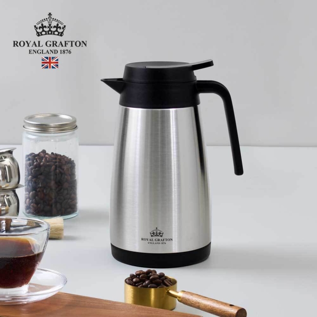 로얄그래프톤 보온보냉포트 1L-실버(N)