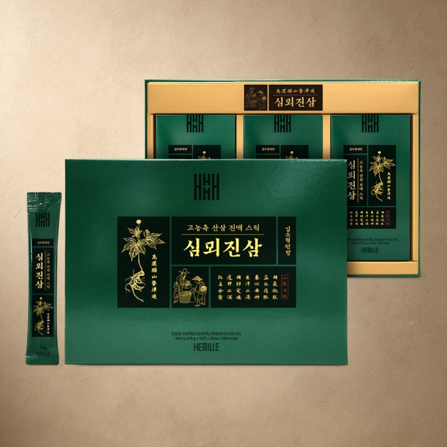 김소형원방 고농축 산삼 진액 스틱(심뫼진삼) (20g x 10포) x 3box