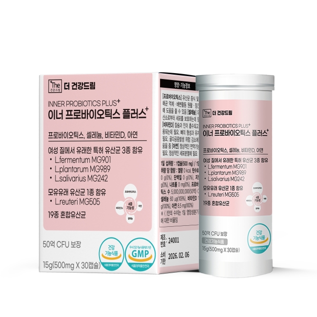 더건강드림 이너프로바이오틱스 플러스  500mg X 30캡슐