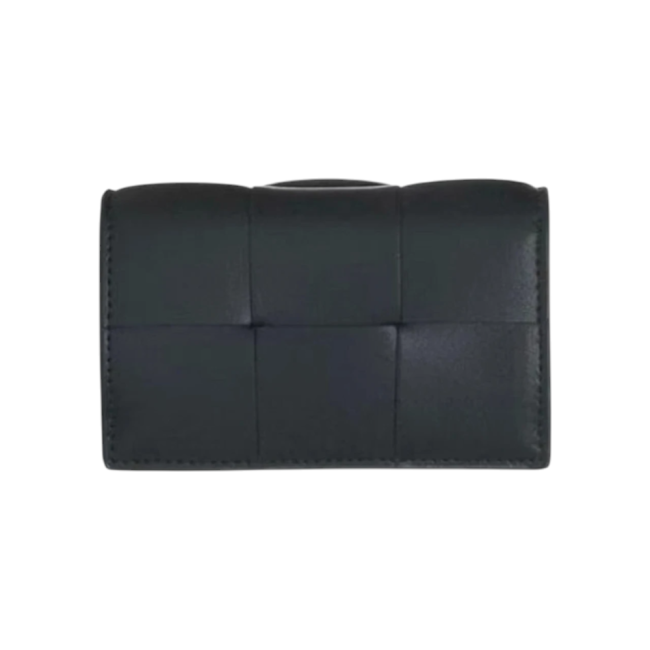 보테가베네타 여성 플랩 카드 케이스 BLACK TU 755370VBWD38803