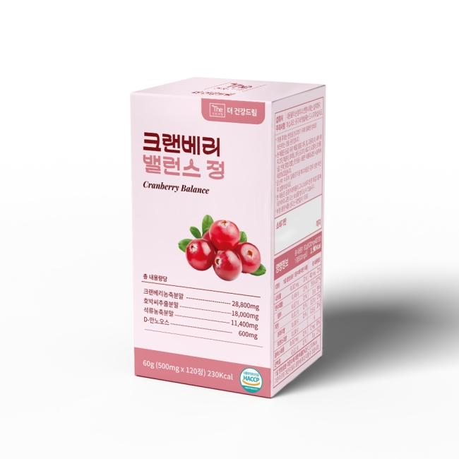 [복사]  더건강드림  크랜베리 밸런스정 500mg x 120정(4개월분)