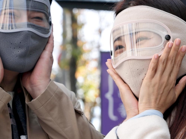 데코아르 방한마스크 3종세트  (베이지+블랙+그레이)