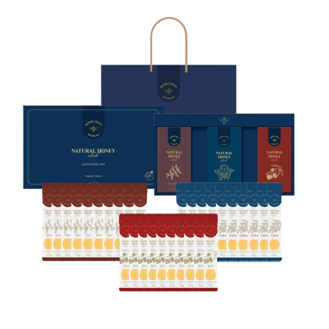 [허니엔비] 천연꿀스틱 30p 세트_쇼핑백 증정