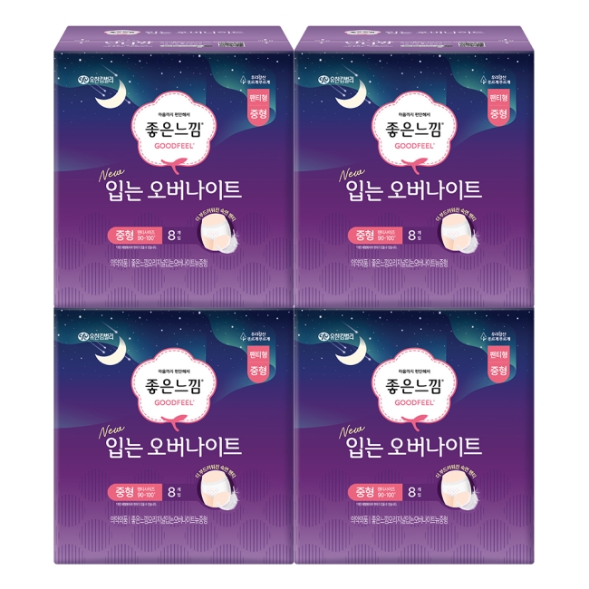 좋은느낌 오리지널 입는 오버나이트 M 8PX4팩