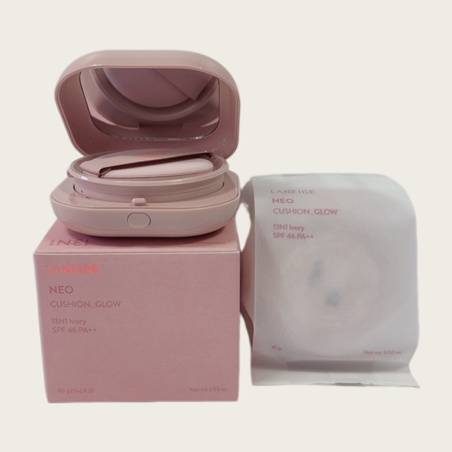 라네즈 네오쿠션 글로우 더블 13N1 아이보리 SPF46/PA++ 본품15g+리필15g