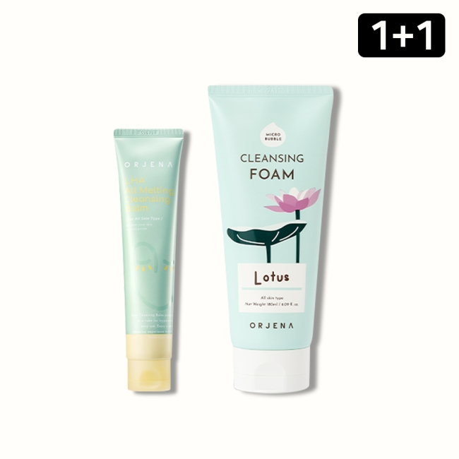 [1+1 행사] 오르제나 라하 올 멜팅 클렌징밤 + 오르제나 스마일데이 클렌징폼 로터스