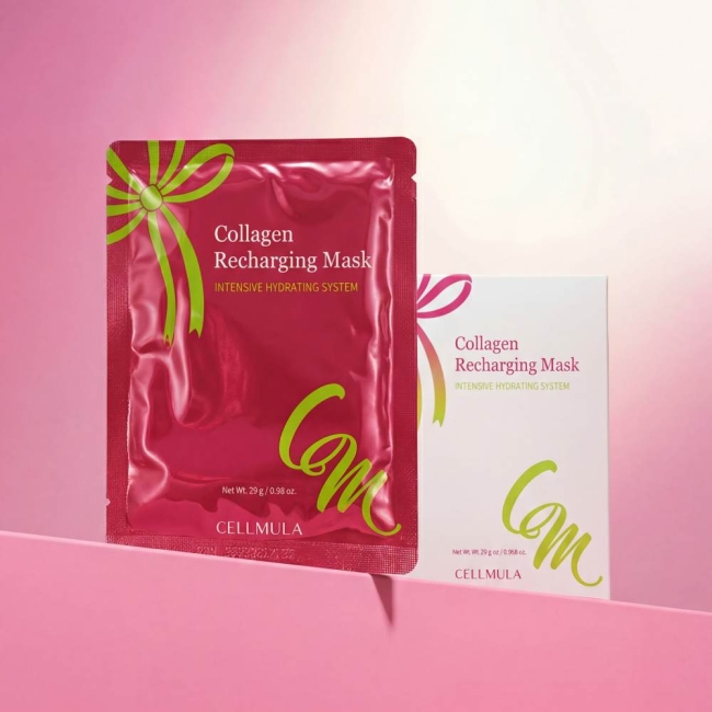 셀뮬러  콜라겐 리차징 마스크 28g*5ea (1BOX)