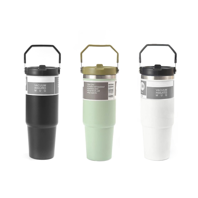 [무드링크] 스윙핸들 이중진공 텀블러 900ml