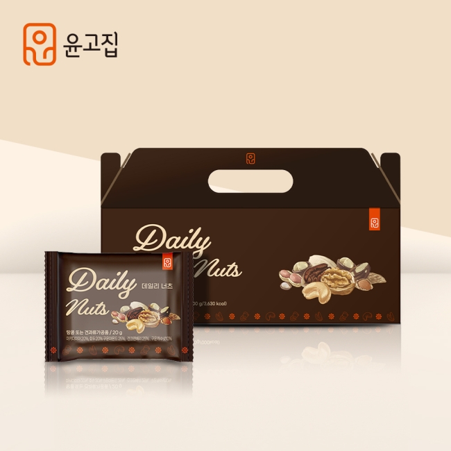 [윤고집] 데일리너츠 20g*30봉