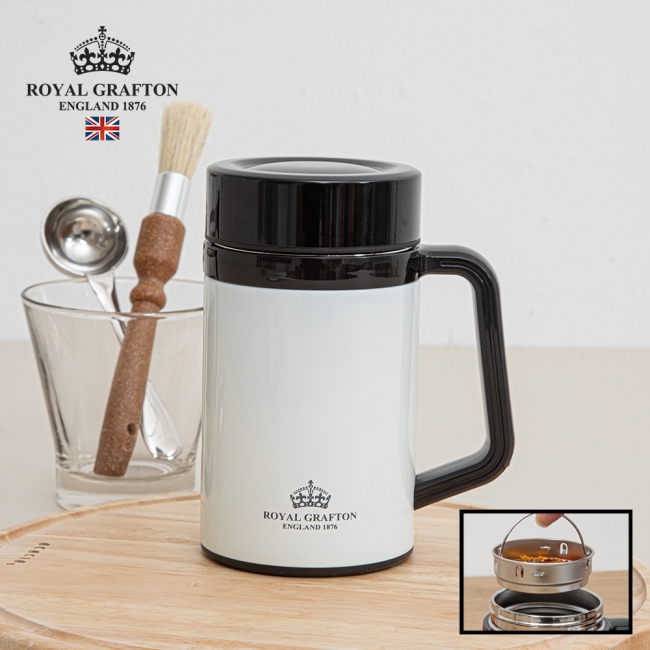 로얄그래프톤 보온보냉머그텀블러 420-화이트