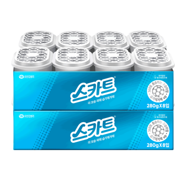 스카트 더 보송 파워 습기제거제 8PX2(한박스)